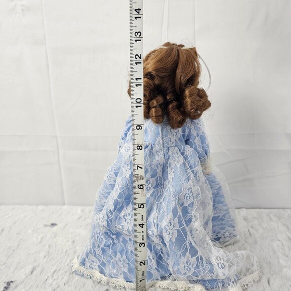 Vintage Bradley Dolls Original Collectible Victorian Birthstone Doll Blue Dress - Picture 8 of 12